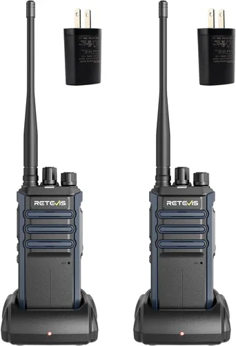 Vista 10 de Retevis RT86S (2ª generación RT86) Radio bidireccional de largo alcance, radio de emergencia, Walkie Talkie NOAA, alta potencia, radio GMRS duradera