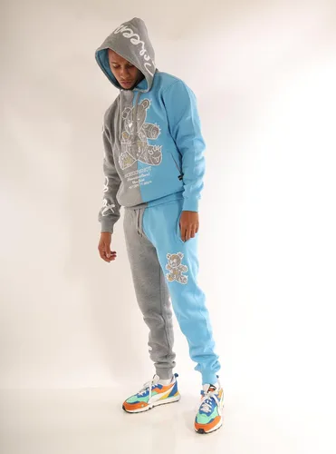 Vista 27 de SCREENSHOT Sudadera urbana de forro polar para hombre, diseño de dibujos animados de animación, parche bordado de gel
