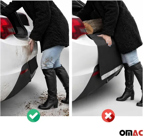 Vista 6 de OMAC Protector de parachoques trasero para maletero, tapete de carga para automóvil, SUV, impermeable, perro mascota