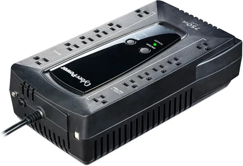 Vista 7 de UPS con visor LCD CyberPower AVRG900LCD 900 VA 750VA Negro