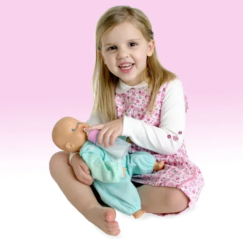 Vista 8 de 4E's Novelty Paquete de 2 botellas de accesorios para muñecas de bebé, muñeca mágica que desaparece leche y jugo, accesorios para muñecas de bebé