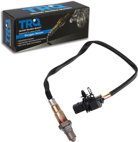 Vista 379 de TRQ Sensor de Oxígeno O2 de 4 Hilos de Banda Estrecha Compatible con VW Atlas 2.0L 2018-21, VW GTI 2.0L 2016-18, Audi A3 Quattro 2.0L 2015-18, VW