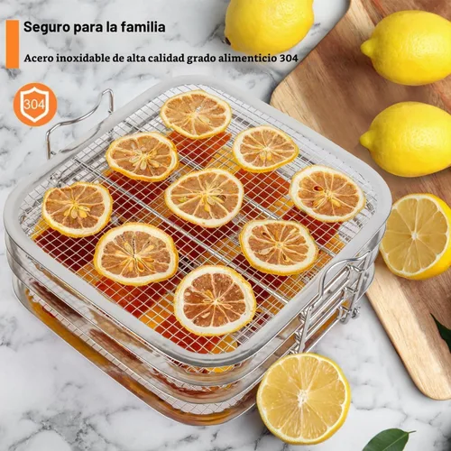 Vista 4 de SICHEER Estante deshidratador de acero inoxidable de 4 niveles para Instant Vortex Plus 6QT