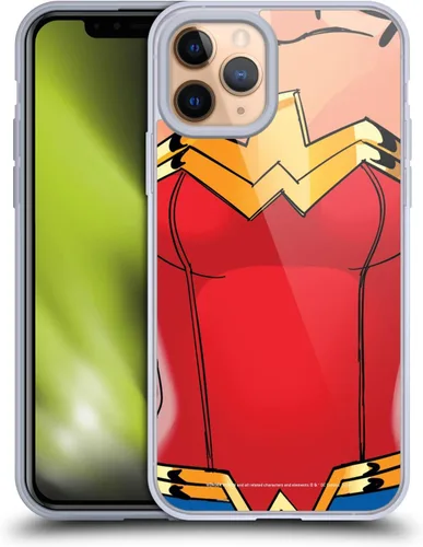 Vista 111 de Head Case Designs Funda de gel suave con licencia oficial de Wonder Woman DC Comics Classic Logos compatible con Apple iPhone 7 Plus/iPhone 8 Plus