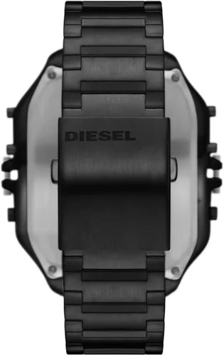 Vista 3 de Diesel Clasher - Reloj analógico digital de acero inoxidable para hombre