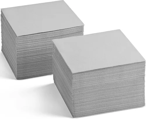 Vista 12 de Servilletas de cóctel desechables con tacto de lino, paquete de 200 servilletas de papel AMETHYST de 5 x 5 pulgadas para bar, restaurante