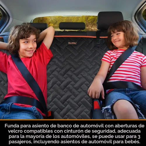 Vista 8 de Funda de asiento trasero resistente para camión, 100% impermeable y sin olor, protector de asiento de perro para F150 F250 Chevy Silverado Ram