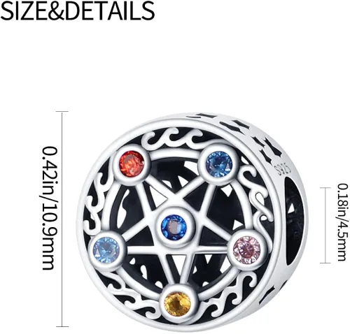 Vista 3 de TINSLO Christmas Theme Charm fits Pandora Bracelets 925 Sterling Silver Pendant for Women Girls Christmas Gifts for Women Charm for Bracelet and