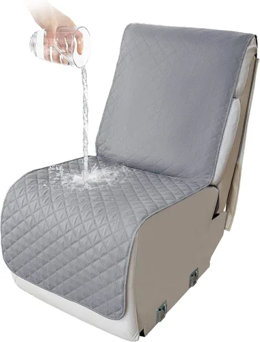 Vista 44 de HDCAXKJ Fundas de sofá seccional reclinable 100% impermeable, forma de L, funda de sofá reclinable lavable acolchada suave para mascotas, perro