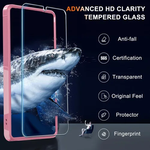 Vista 5 de Funda para Samsung Galaxy A26, de cuerpo completo, resistente de servicio pesado, a prueba de golpes, funda protectora para teléfono con correa