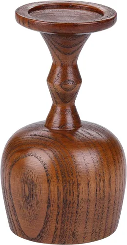Vista 9 de I-MART Copa de cáliz de madera hecha a mano de 5 onzas de madera de azufaifo para copas de comunión, copa de cáliz de madera para iglesias, hogar