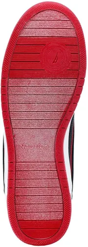 Vista 5 de Nautica Tenis de moda para hombre con cordones estilo baloncesto para caminar