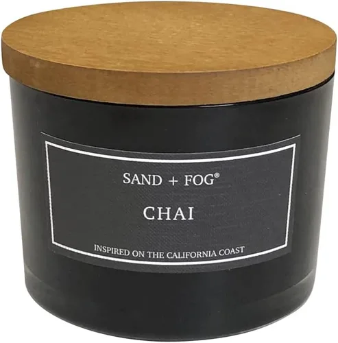 Vista 79 de Sand + Fog Vela perfumada - Chai – Aromas adicionales y tamaños – Mecha 100% de algodón sin plomo - Velas de lujo en frasco para refrescar el aire