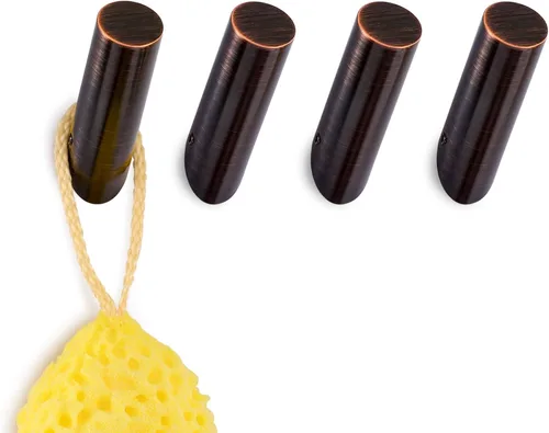 Vista 20 de NINETREX Ganchos negros para toallas, color negro mate, ganchos modernos para toallas, ganchos de acero inoxidable SUS 304, resistentes al agua