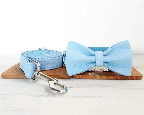 Vista 3 de Collares de perro personalizados con identificador de nombre grabado personalizado para mascotas para razas pequeñas medianas grandes (XS, azul)