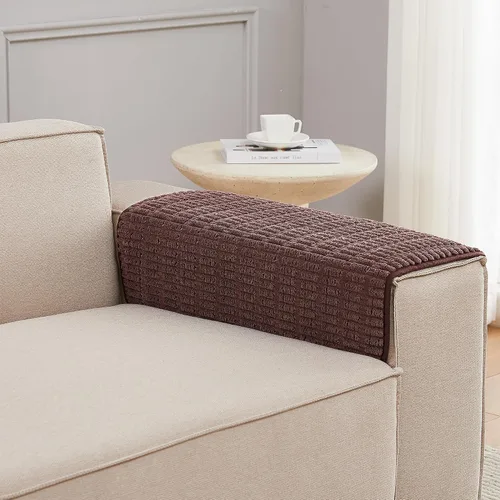 Vista 14 de Fundas para Reposabrazos de Sofá Fundas para Brazos de Sofá Fundas para Sillones, 2pcs Protectores Antideslizantes para Brazos de Sofá Fundas