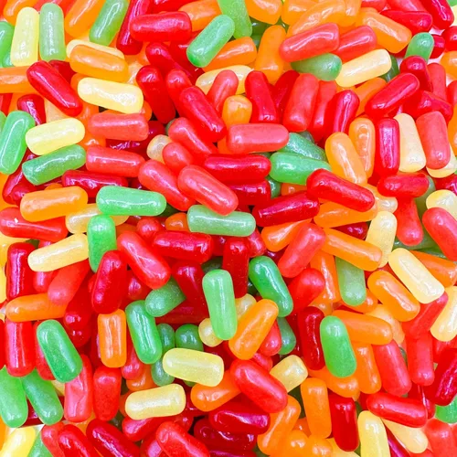 Vista 7 de Mike and Ike Candy Bulk – Bolsa de 1 libra (16 onzas) – Variedad original con sabor a frutas, dulces de máquina expendedora – Caramelos masticables
