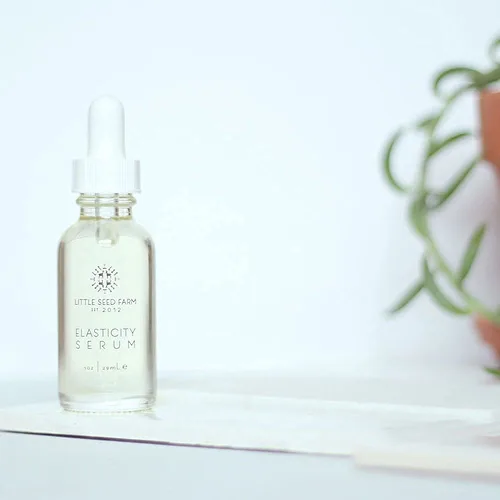 Vista 4 de Little Seed Farm Paquete de suero – Antioxidante + Elasticidad – Sueros tonificantes y reafirmantes de la piel – Sueros faciales para piel seca