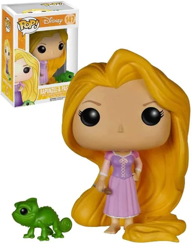 Vista 7 de POP Funko Disney Princess: Tangled - Figura de vinilo de Rapunzel & Pascal (con funda protectora de caja compatible), multicolor, 3.75 pulgadas