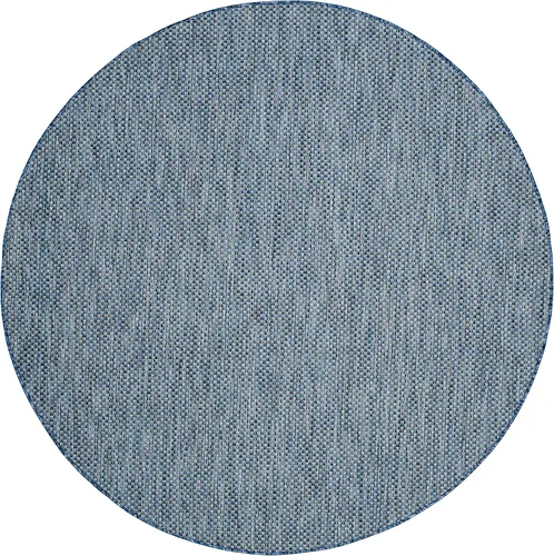 Vista 92 de SAFAVIEH Alfombra Lavable para Exteriores Colección Courtyard - 2'3" x 5', Azul Aqua y Gris, No Desprende Pelusa y Fácil Limpieza, Ideal para Patio