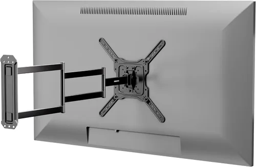 Vista 9 de Mount-It - Soporte de pared para TV de movimiento completo, brazo largo de 37.2 pulgadas de extensión Articulating Swivel Tilt, Steel, Single