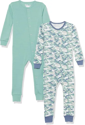 Vista 22 de Hanes Ultimate Baby - Trajes para dormir y jugar (2 unidades), para bebés, flexibles