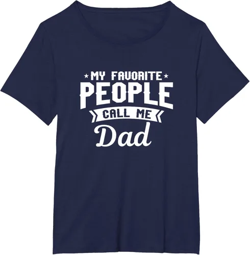 Vista 17 de My Favorite People Call Me Dad - Camiseta divertida, Negro, S