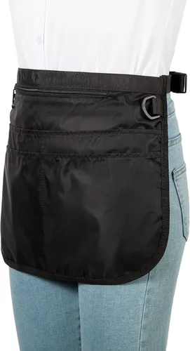 Vista 5 de Bafelia Delantal Organizador de Limpieza de Tamaño Pequeño para Mujeres con 5 Bolsillos, Suministros de Limpieza Profesionales Impermeables