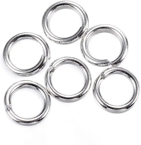 Vista 59 de HDSupplies 100 piezas - 4mm de argollas de acero inoxidable 304 de tono negro - Calibre 22 (espesor de 0.6mm)