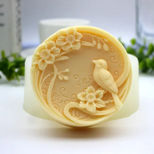 Vista 10 de Molde de jabón animal de silicona para ciervos - forma redonda para decoración de velas y pasteles
