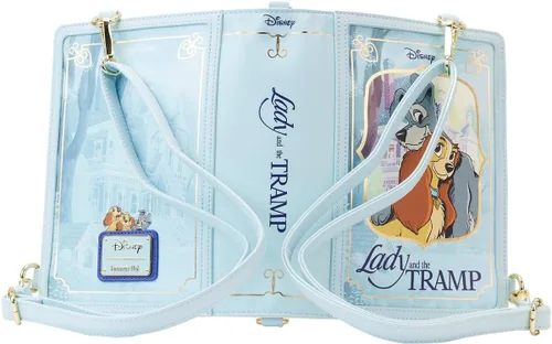 Vista 6 de Loungefly Disney Lady and the Tramp Book Crossbody Bag