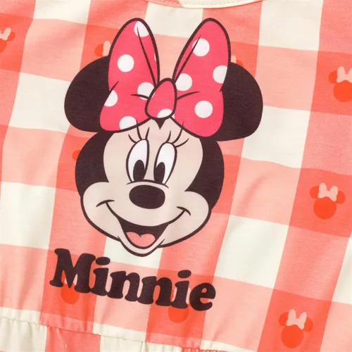 Vista 3 de Disney Ropa de verano para niña pequeña, mameluco floral, overol de verano para bebés