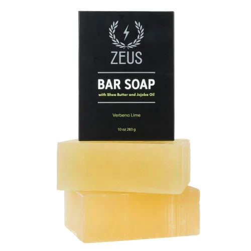 Vista 9 de ZEUS Jabón en barra corporal y facial, jabón natural hidratante y equilibrante para lavado facial y corporal (fabricado en Estados Unidos), paquete