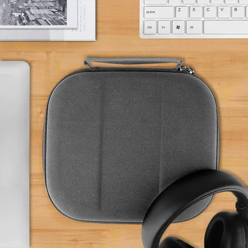Vista 6 de Geekria Shield - Funda para auriculares compatible con Audio-Technica ATH-M50X, ATH-GDL3, funda de repuesto rígida de viaje con almacenamiento