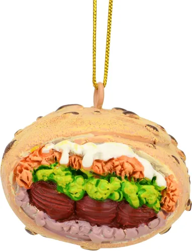 Vista 6 de Tree Buddees Burrito envuelto en papel de aluminio adorno navideño