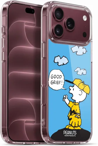Vista 45 de Head Case Designs Funda de gel suave con licencia oficial de Peanuts Autumn Charlie Brown compatible con Apple iPhone 7 Plus/iPhone 8 Plus