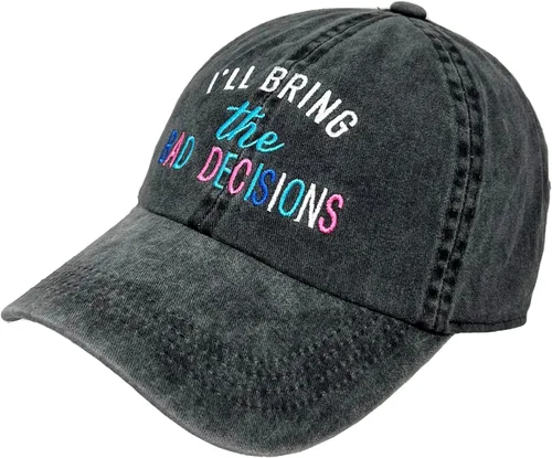 Vista 8 de Funky Junque Gorra de béisbol para mujer, despedida de soltera y viaje, para papá, talla única