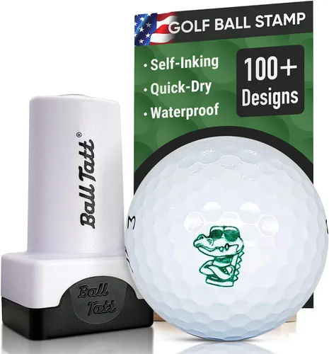 Vista 15 de Sello de pelota de golf - Marcador autoentintado - Herramienta de marcado permanente de secado rápido, sin fugas ni recargas, sello de golf