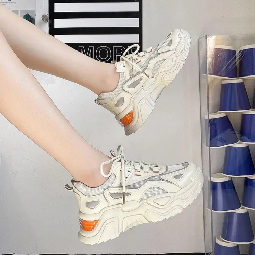 Vista 5 de VAXAV Zapatos deportivos de malla cómodos para mujer, zapatos casuales para correr, caminar, 5.5-8.5