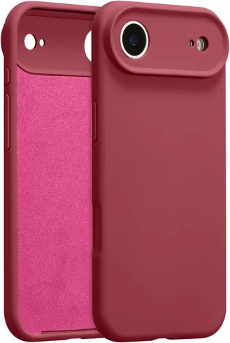 Vista 101 de Funda de silicona para iPhone Air, con [protección completa de la cámara] [forro de microfibra suave antiarañazos], funda de silicona líquida ultra