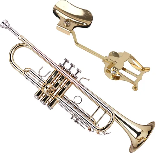 Vista 4 de ETFBUY Marching Trumpet Lyre with Adjustable Clamp