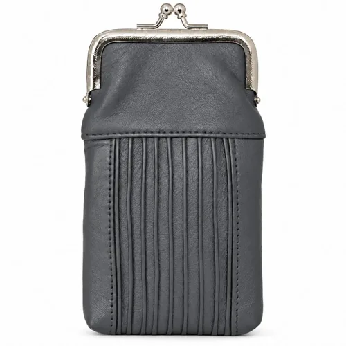 Vista 9 de Funda para cajetilla de cigarrillos de cuero con bolsillo para mechero, regular o 100 unidades, de Leatherboss (negro)