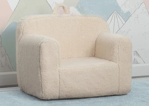 Vista 7 de Delta Children Cozee - Silla Sherpa, color crema
