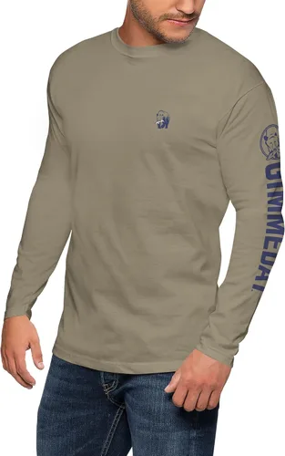 Vista 2 de GIMMEDAT Honey Hole - Camiseta de manga larga para hombre y mujer, diseño de ciervos
