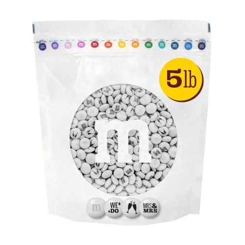 Vista 20 de M&M'S - Caramelo de chocolate con leche para boda y compromiso, botella