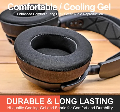 Vista 5 de Nova Pro - Almohadillas inalámbricas de repuesto compatibles con Steelseries Arctis Nova Pro Wireless de LTYIVABHTTW I mejoraron la durabilidad
