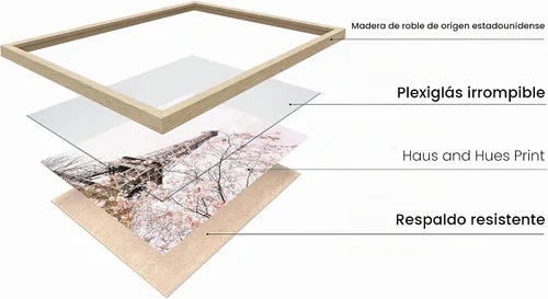 Vista 2 de HAUS AND HUES Decoración de pared de París rosa, juego de 4 impresiones artísticas de París, decoración estética de París para dormitorio o baño