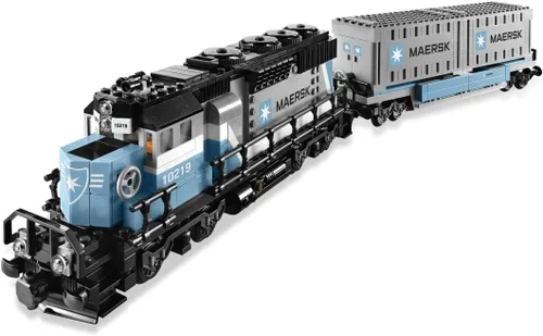 Vista 3 de Lego, Creador de trenes Maersk 10219 (suspendido por el fabricante)