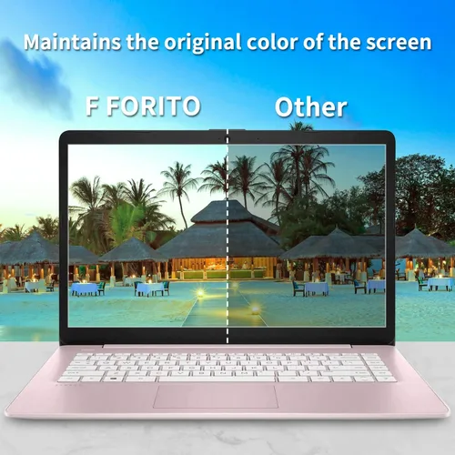 Vista 5 de F FORITO Paquete de 2 protectores de pantalla mate de 14 pulgadas 16:9 antideslumbrantes para laptop, filtro de pantalla antiarañazos y huellas