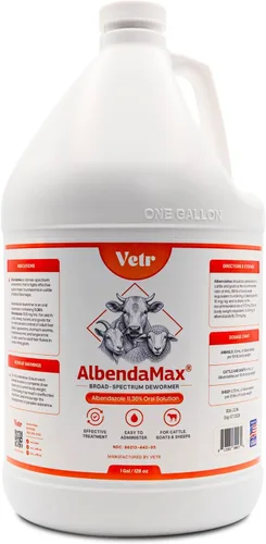 Vista 8 de vetr AlbendaMax Suspensión Oral, Líquido para Bovinos, Ovinos y Cabras – 8.1 fl oz